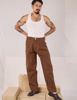 Online Checker Trousers - Brown & Black Trousers