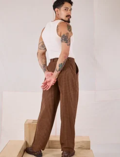 Online Checker Trousers - Brown & Black Trousers