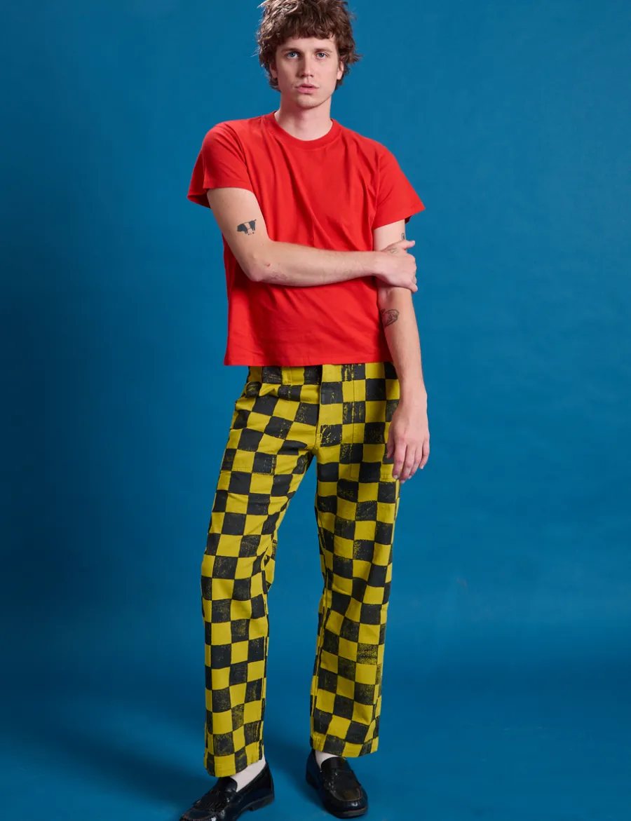 Clearance Checkerboard Work Pants - Work Pants