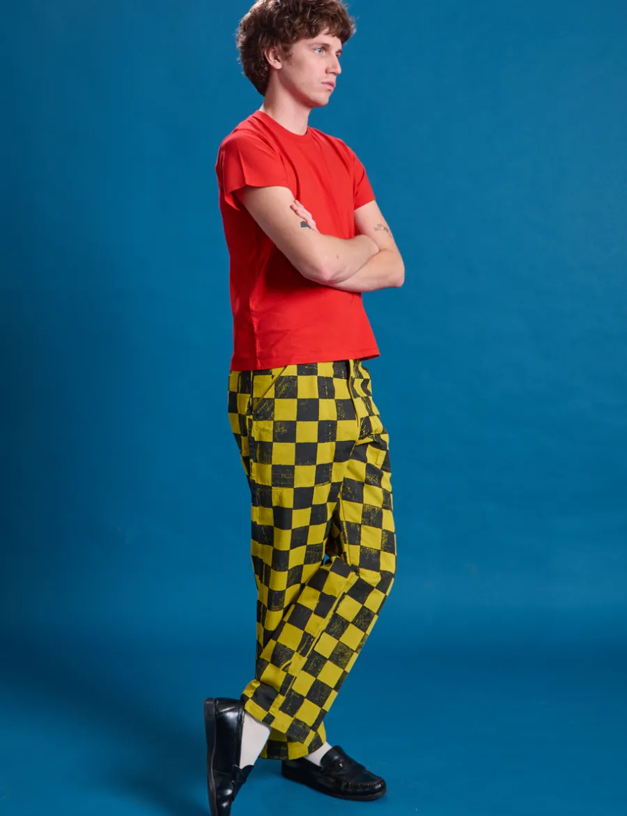 Clearance Checkerboard Work Pants - Work Pants