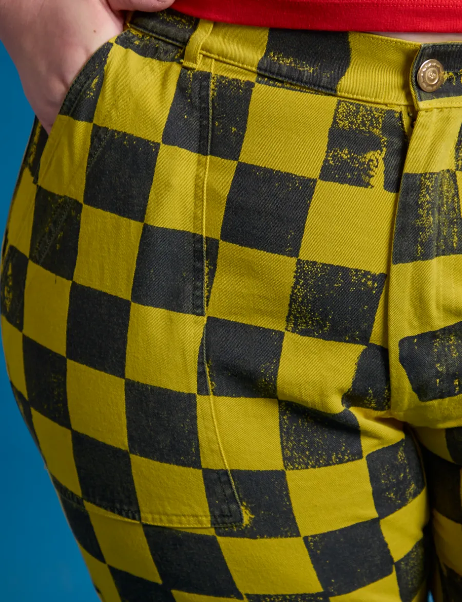 Clearance Checkerboard Work Pants - Work Pants