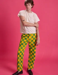 Outlet Checkerboard Work Pants - Work Pants