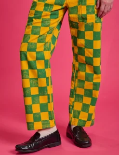 Outlet Checkerboard Work Pants - Work Pants