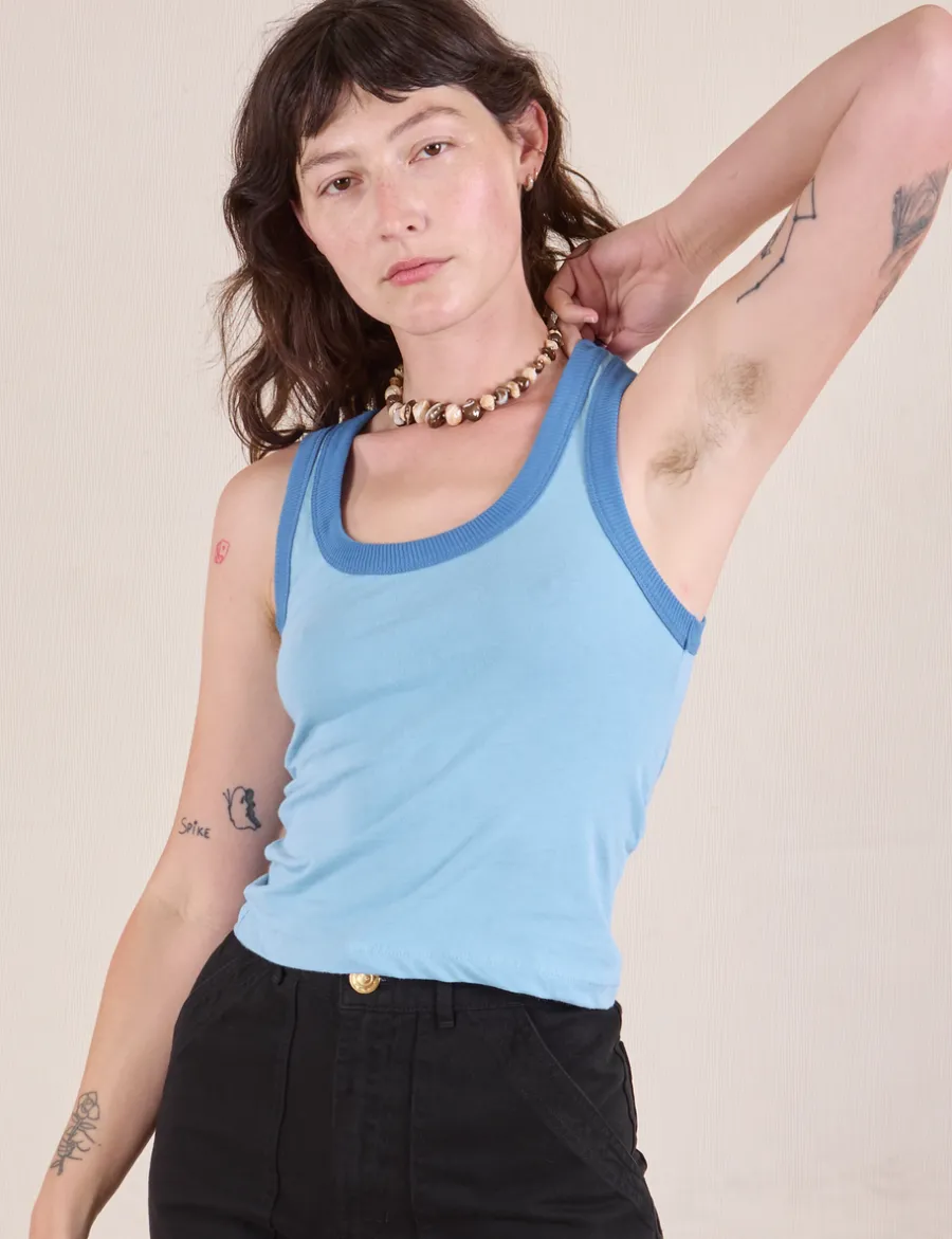 New Colorblock Cropped Tank - Cropped Tanks|The Tank Top