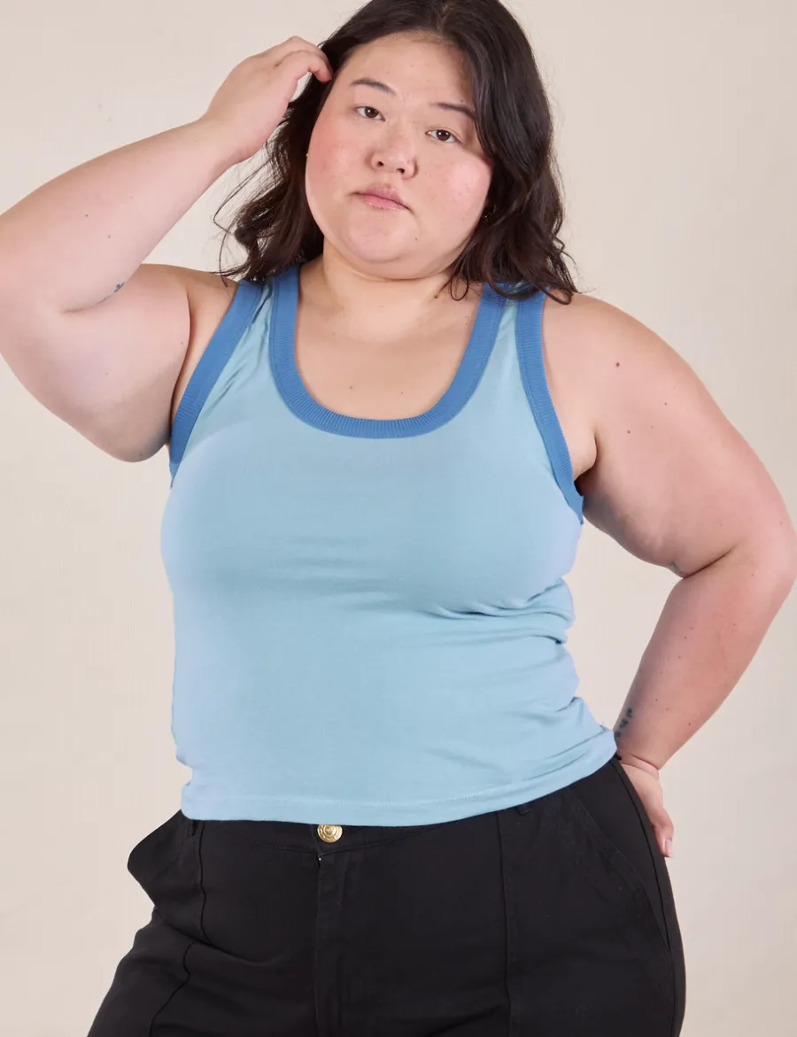 New Colorblock Cropped Tank - Cropped Tanks|The Tank Top