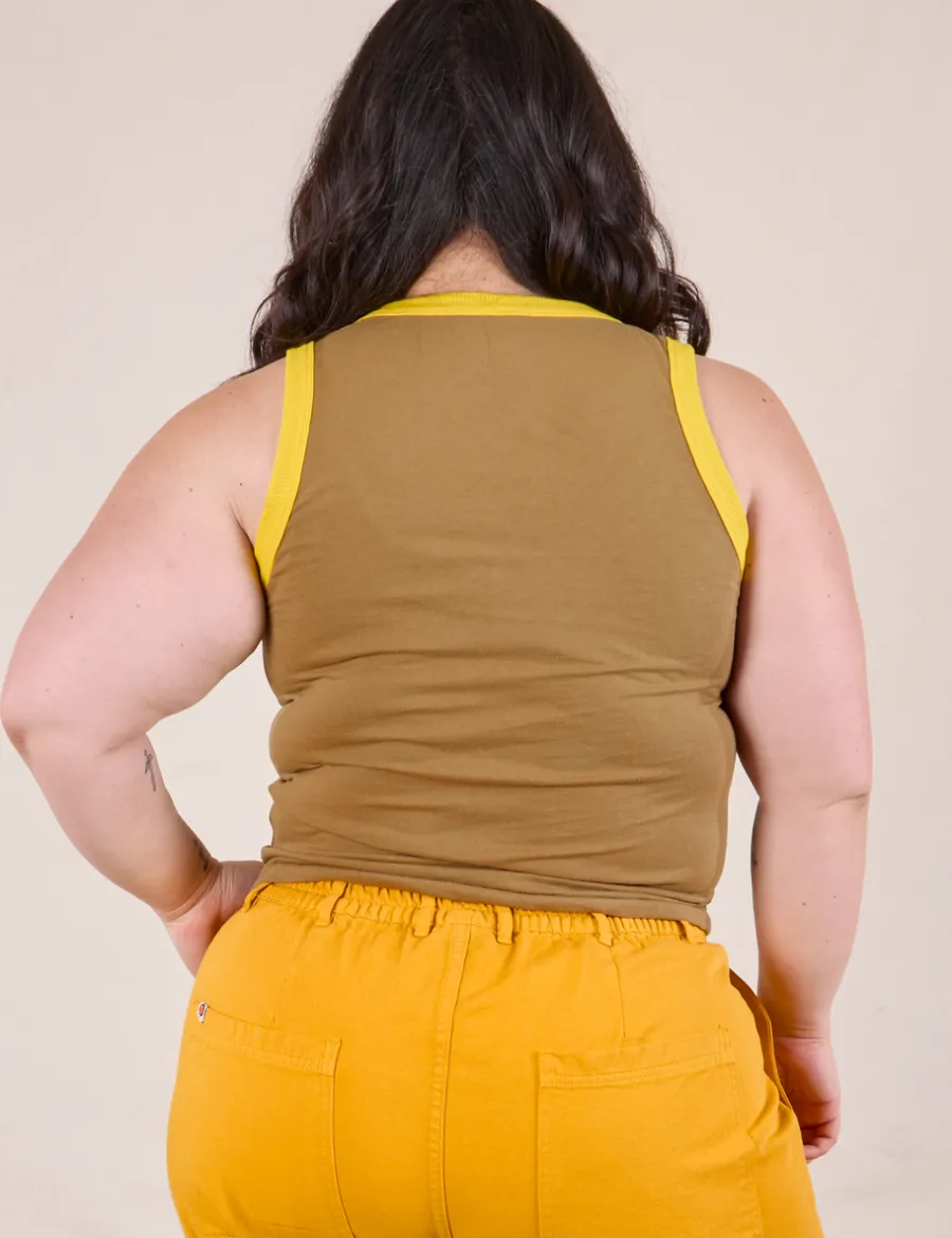 Hot Colorblock Cropped Tank - Cropped Tanks|The Tank Top