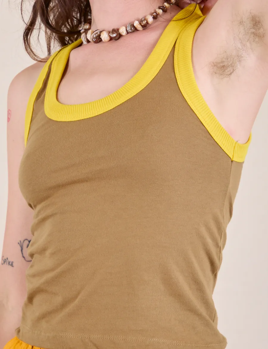 Hot Colorblock Cropped Tank - Cropped Tanks|The Tank Top