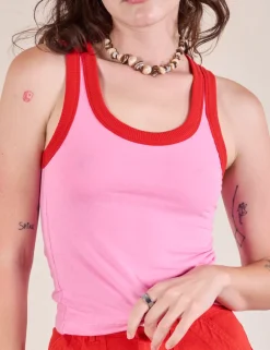 Fashion Colorblock Cropped Tank - Cropped Tanks|The Tank Top