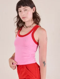 Fashion Colorblock Cropped Tank - Cropped Tanks|The Tank Top
