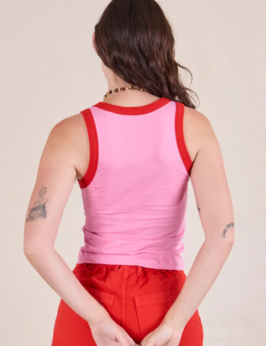 Fashion Colorblock Cropped Tank - Cropped Tanks|The Tank Top