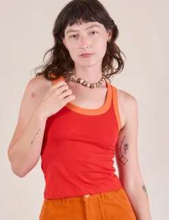 Best Colorblock Cropped Tank - Cropped Tanks|The Tank Top