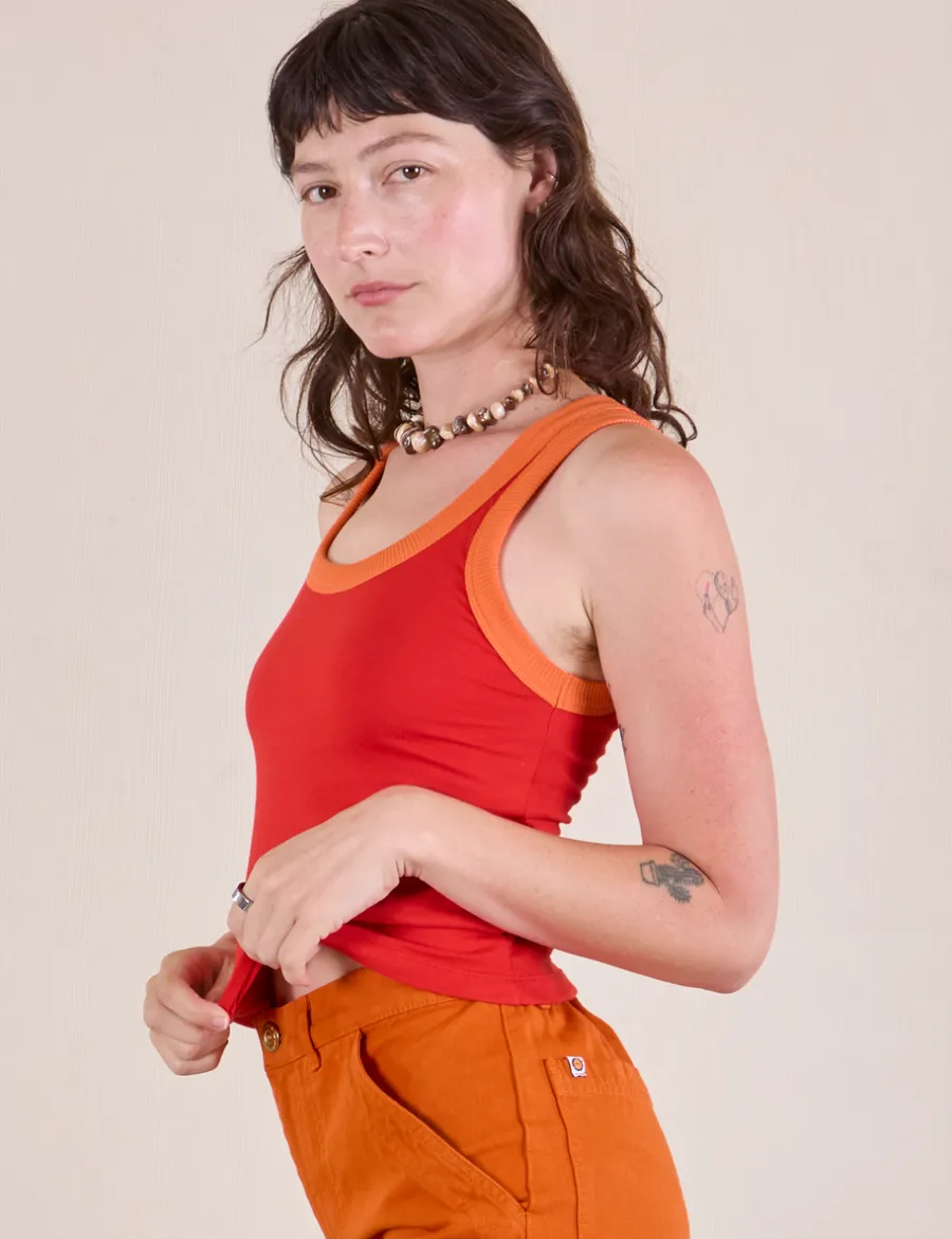 Best Colorblock Cropped Tank - Cropped Tanks|The Tank Top