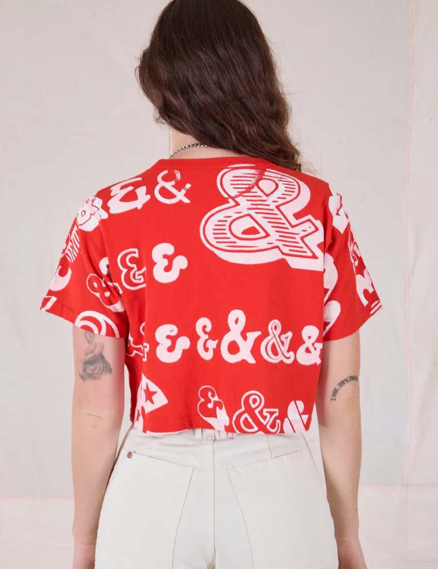 Discount Cropped Burly Tee - && && *FINAL SALE* Burly Tees
