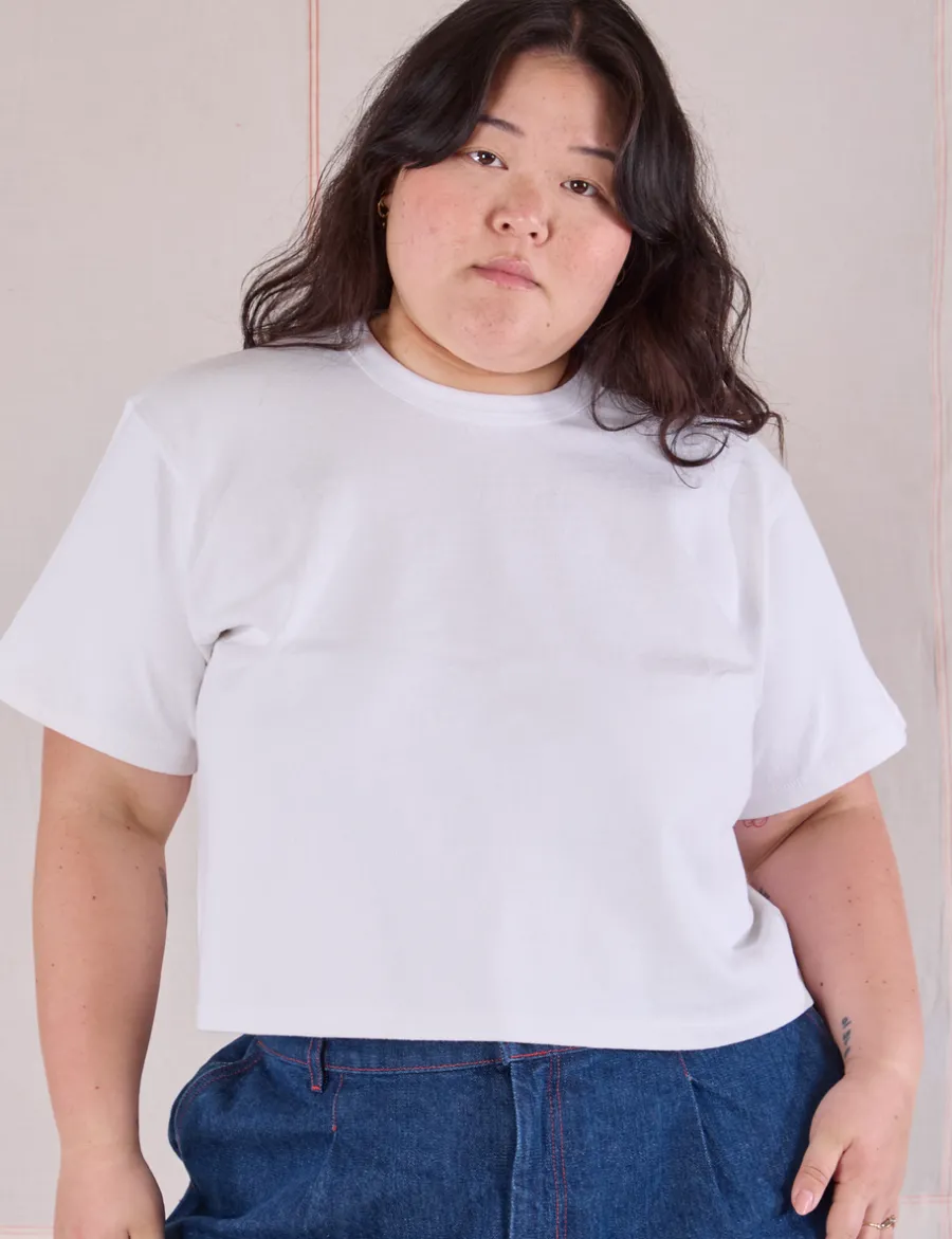 Discount Cropped Burly Tee - Burly Tees