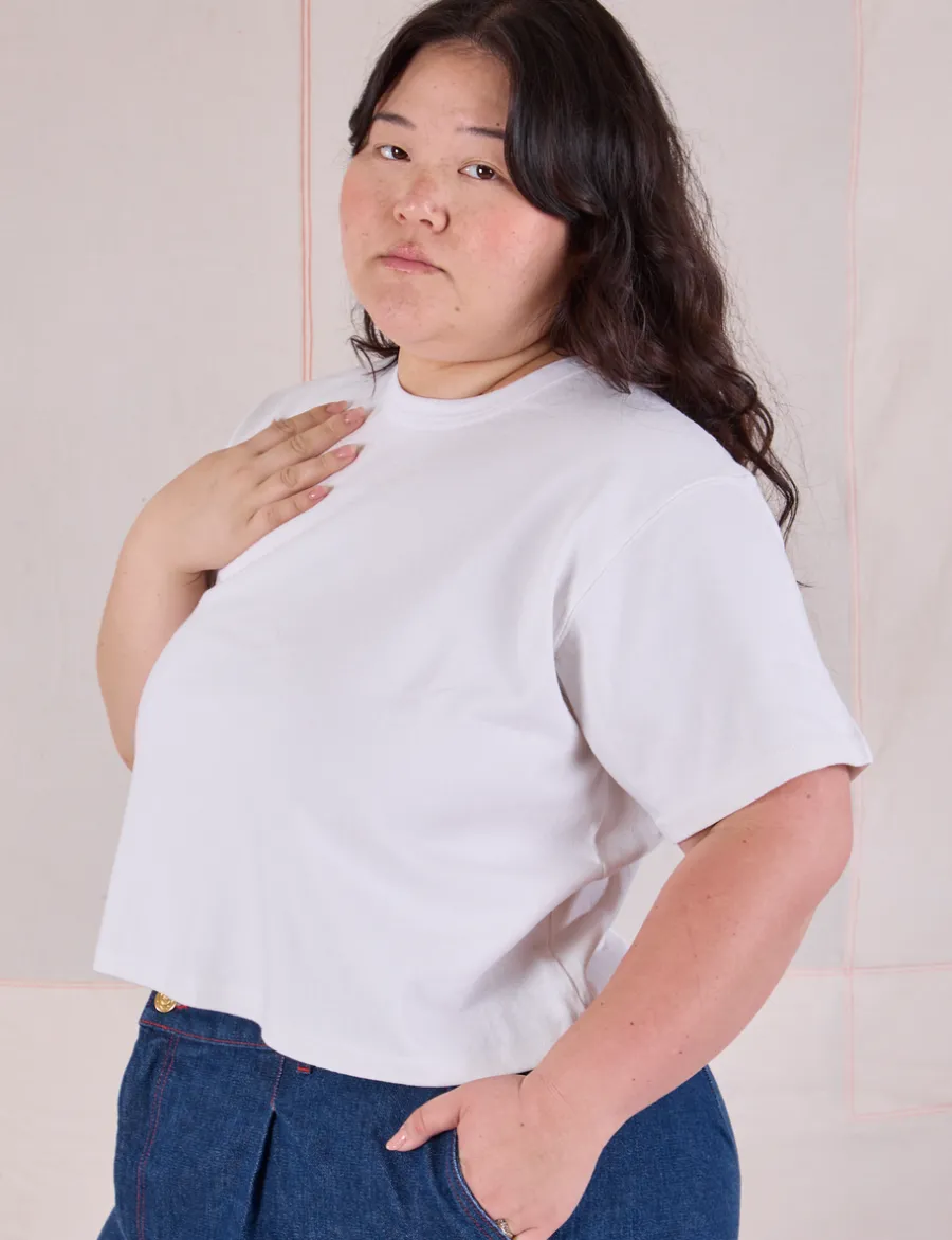 Discount Cropped Burly Tee - Burly Tees