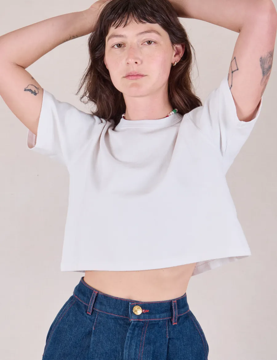 Discount Cropped Burly Tee - Burly Tees