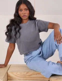 Clearance Cropped Burly Tee - Burly Tees