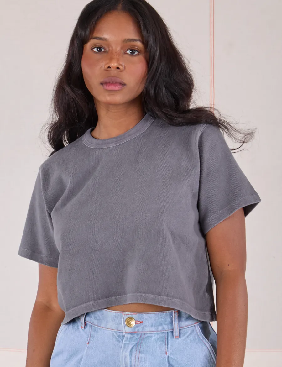 Clearance Cropped Burly Tee - Burly Tees