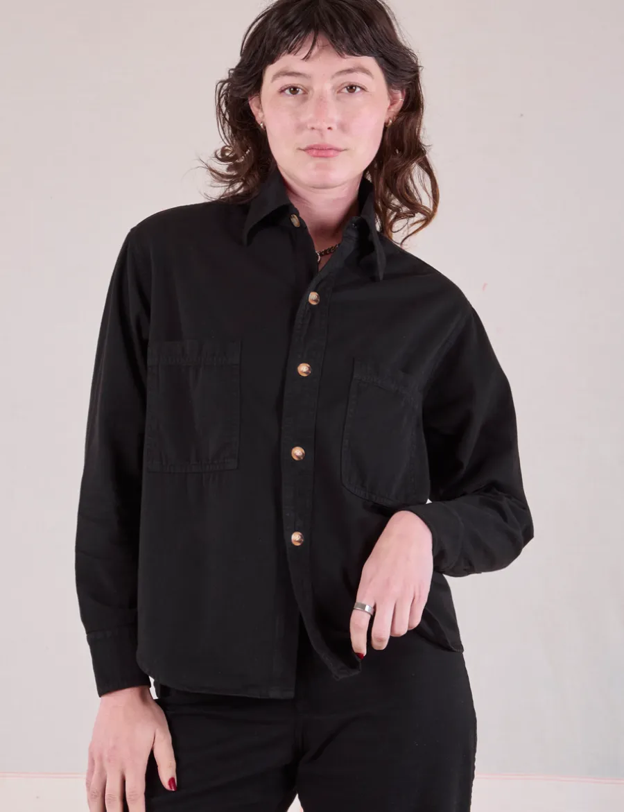 Fashion Cropped Overshirt - Cropped Overshirts