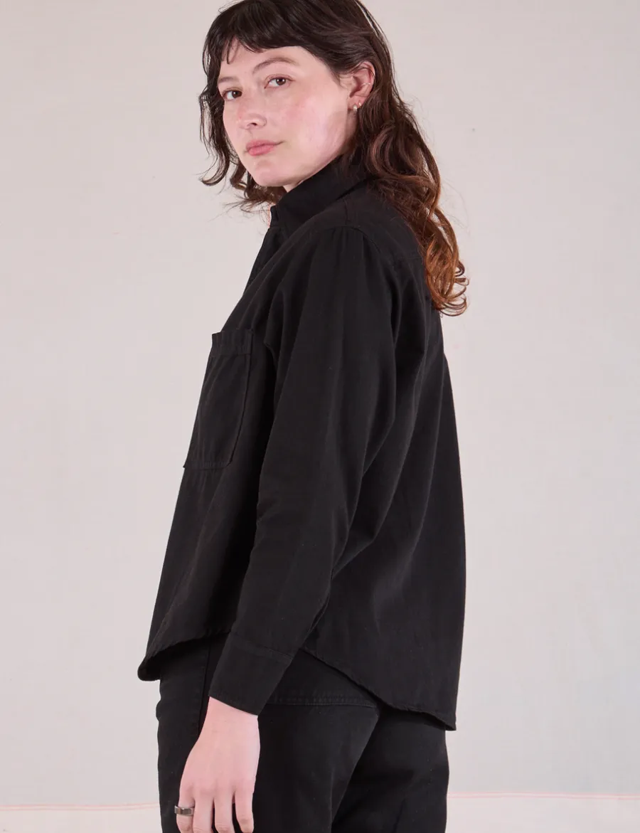 Fashion Cropped Overshirt - Cropped Overshirts