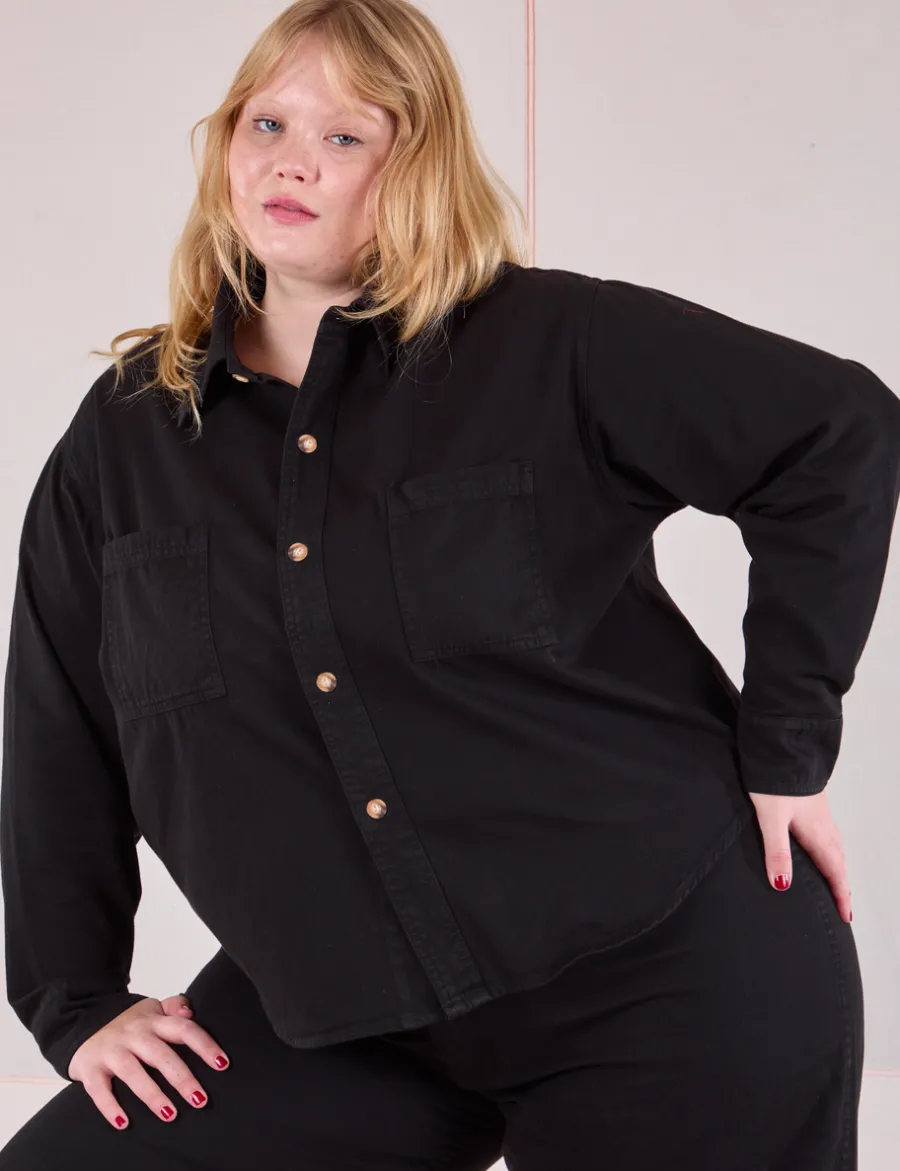 Fashion Cropped Overshirt - Cropped Overshirts