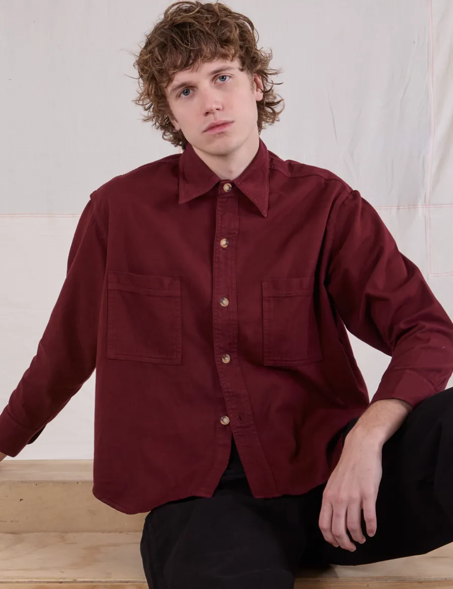 Clearance Cropped Overshirt - Cropped Overshirts