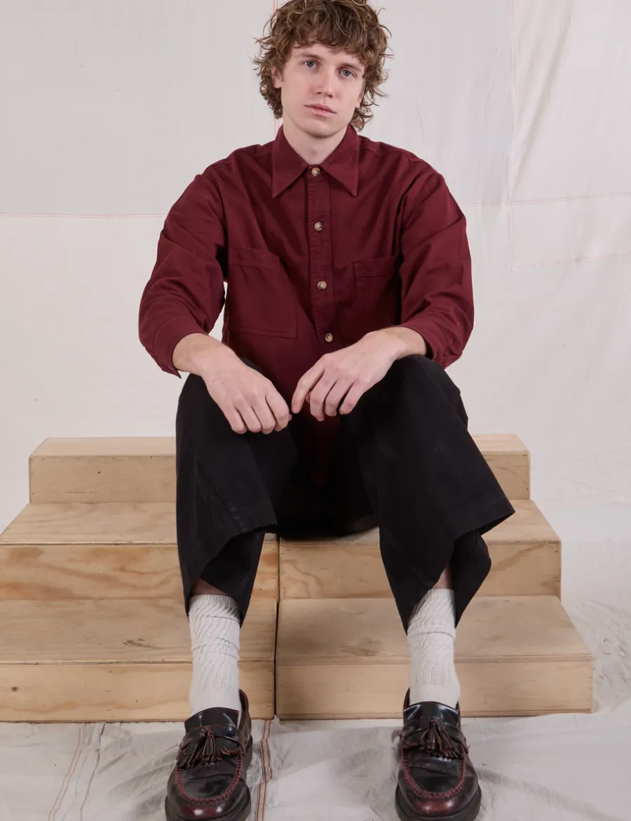 Clearance Cropped Overshirt - Cropped Overshirts