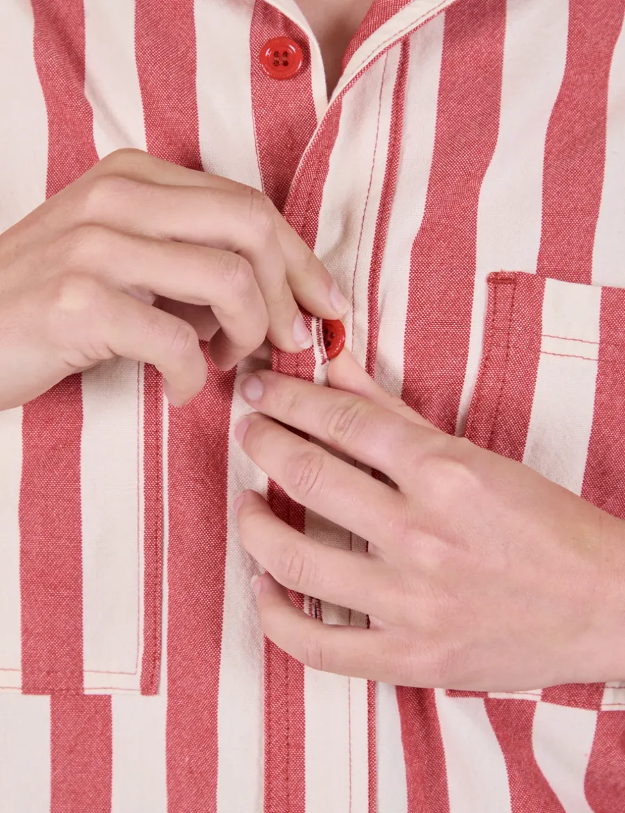 Online Cropped Overshirt - Summer Stripe - Cropped Overshirts