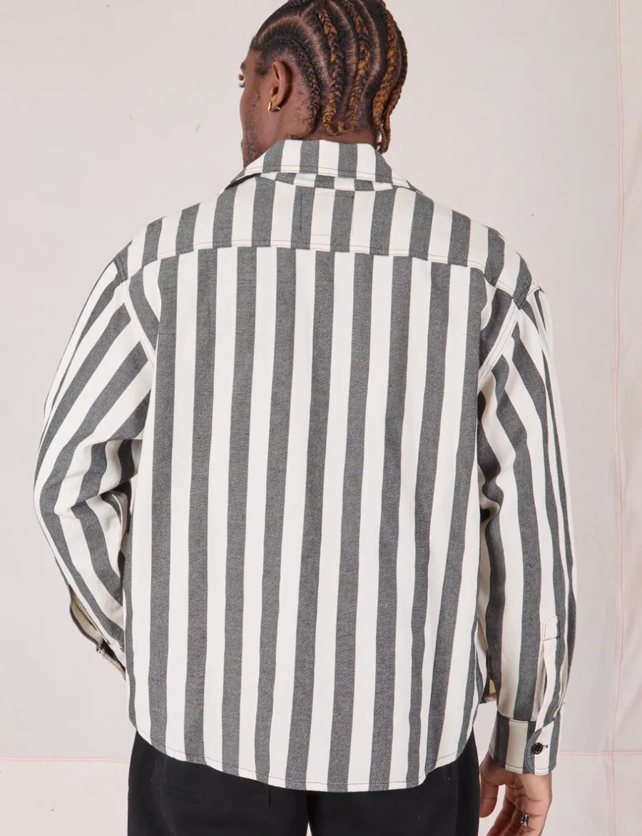 Hot Cropped Overshirt - Summer Stripe - Cropped Overshirts