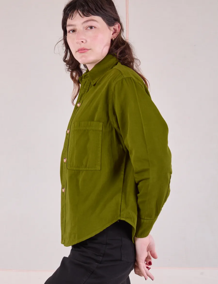 Clearance Cropped Overshirt - Cropped Overshirts