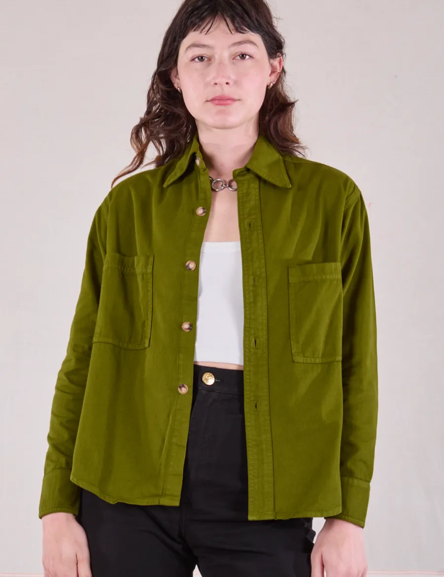 Clearance Cropped Overshirt - Cropped Overshirts