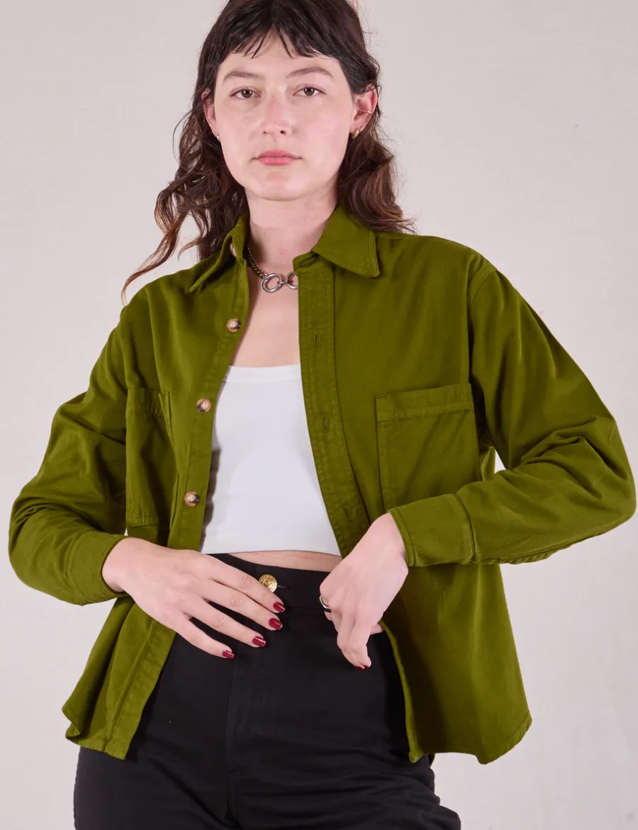Clearance Cropped Overshirt - Cropped Overshirts