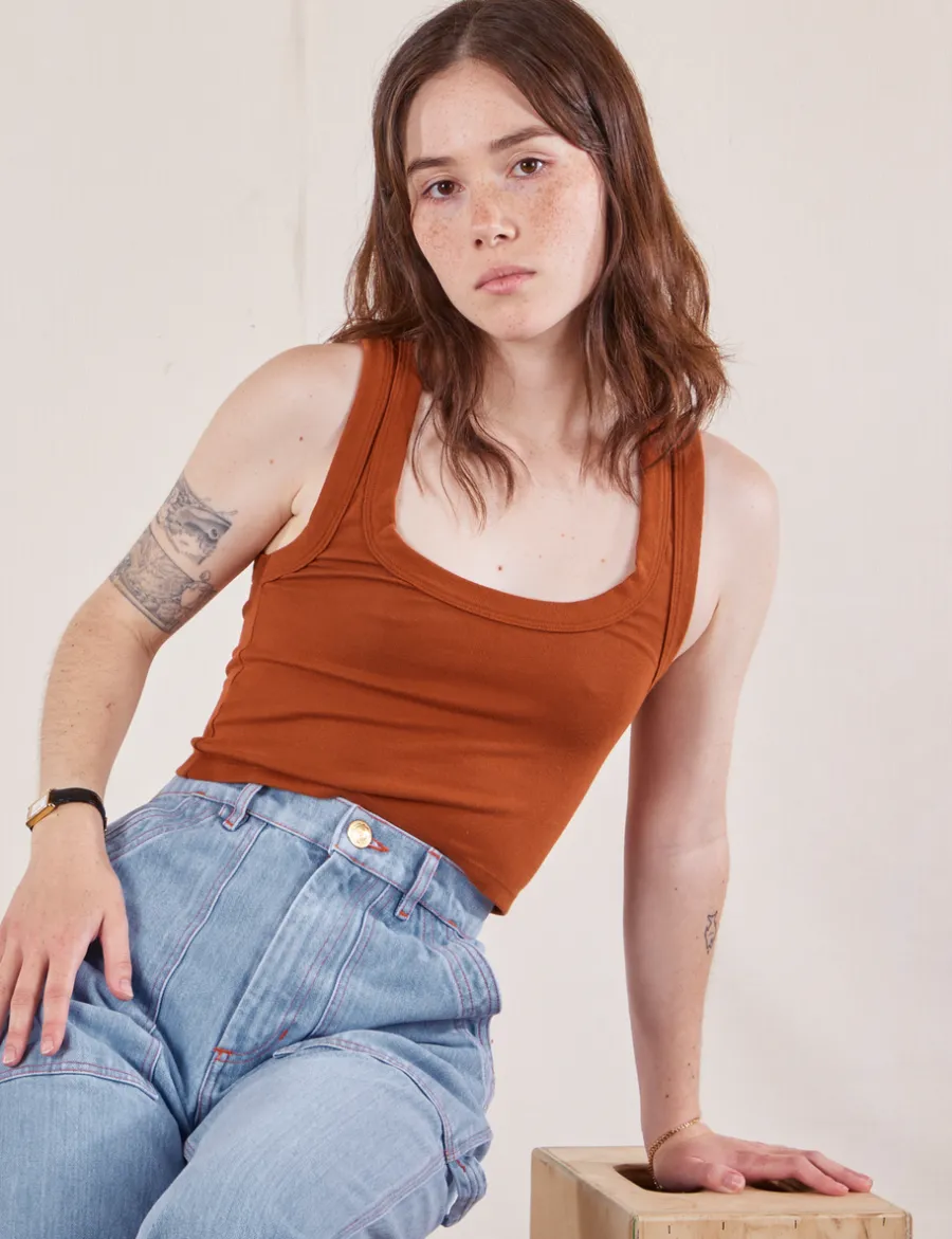 Hot Cropped Tank Top - Cropped Tanks|The Tank Top