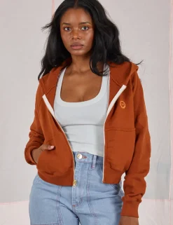 New Cropped Zip Hoodie - *FINAL SALE* Hoodies