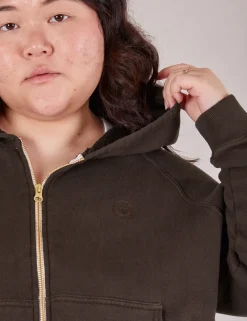 Online Cropped Zip Hoodie - *FINAL SALE* Hoodies