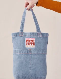 Outlet Denim Mini Tote Bags Mini Totes|Denim
