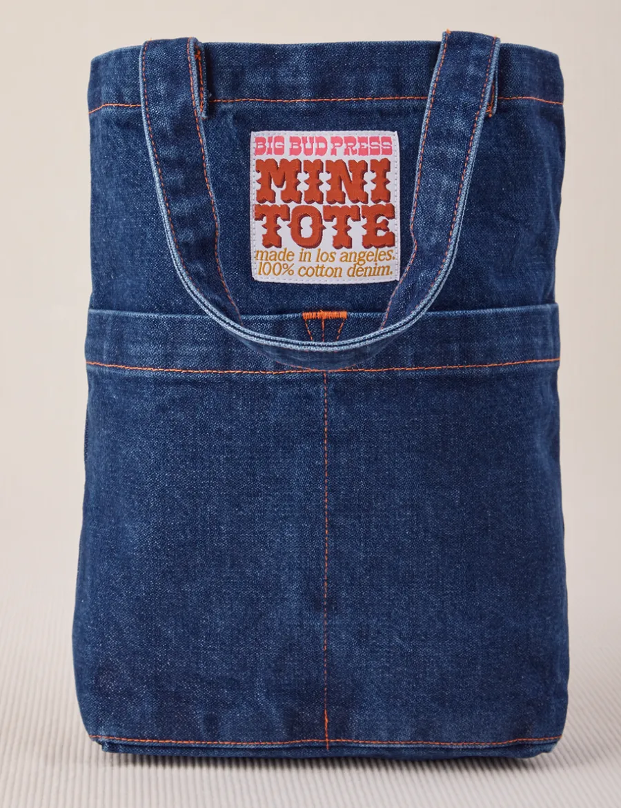 Outlet Denim Mini Tote Bags Mini Totes|Denim