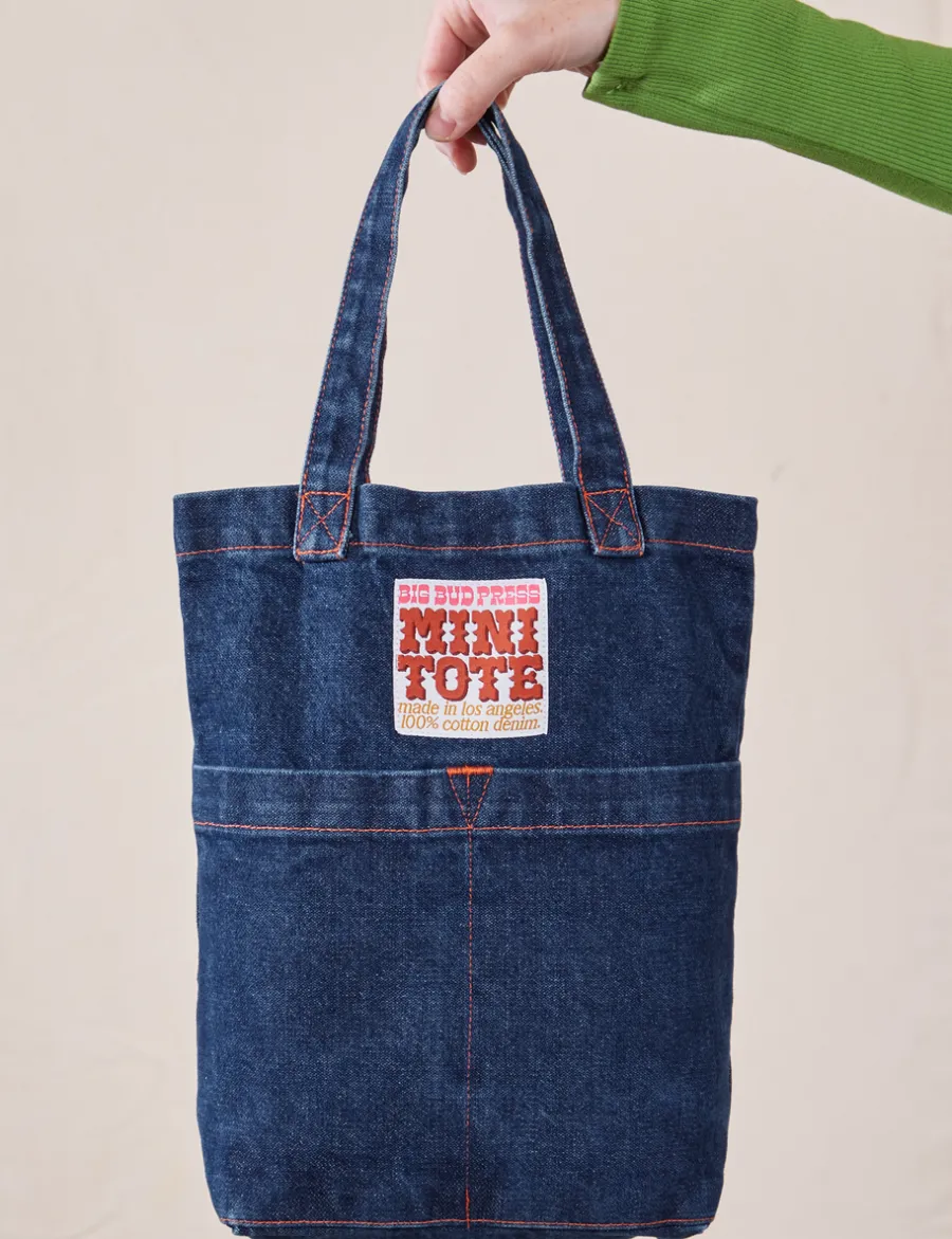 Outlet Denim Mini Tote Bags Mini Totes|Denim