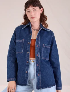 Clearance Denim Overshirt - Denim|Overshirts