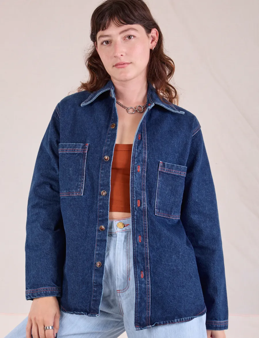 Clearance Denim Overshirt - Denim|Overshirts