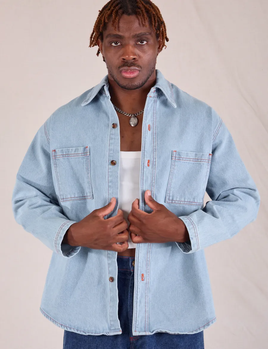 New Denim Overshirt - Denim|Overshirts