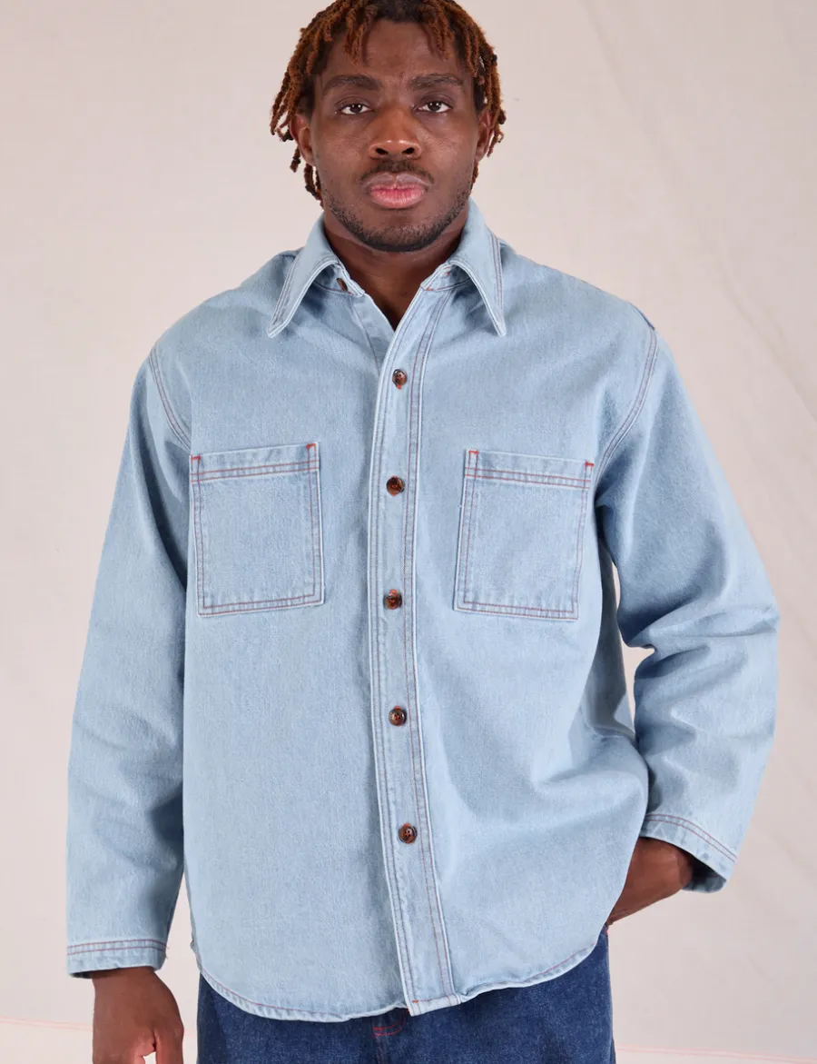 New Denim Overshirt - Denim|Overshirts