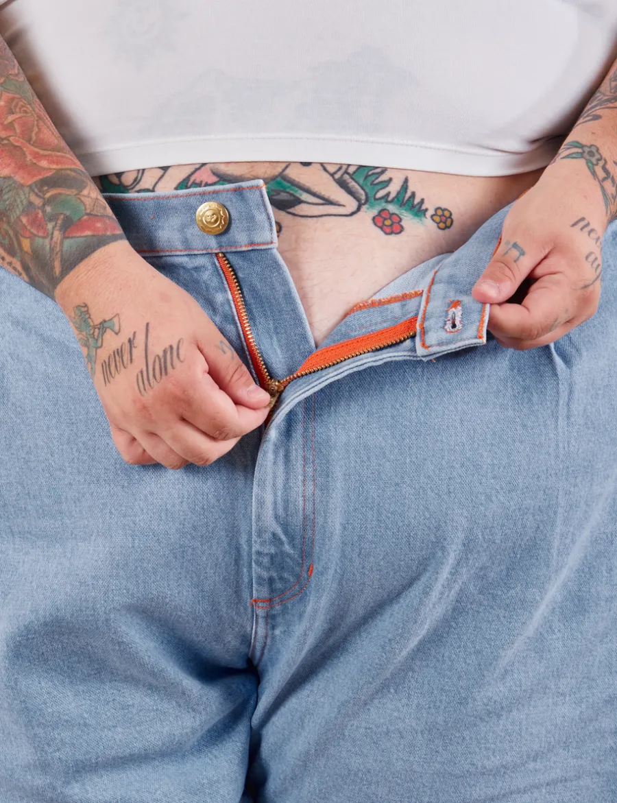 Outlet Denim Trouser Shorts - Shorts|Trousers