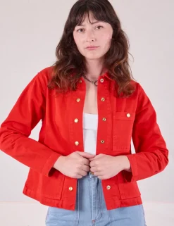 Clearance Denim Work Jacket - Denim|Work Jacket