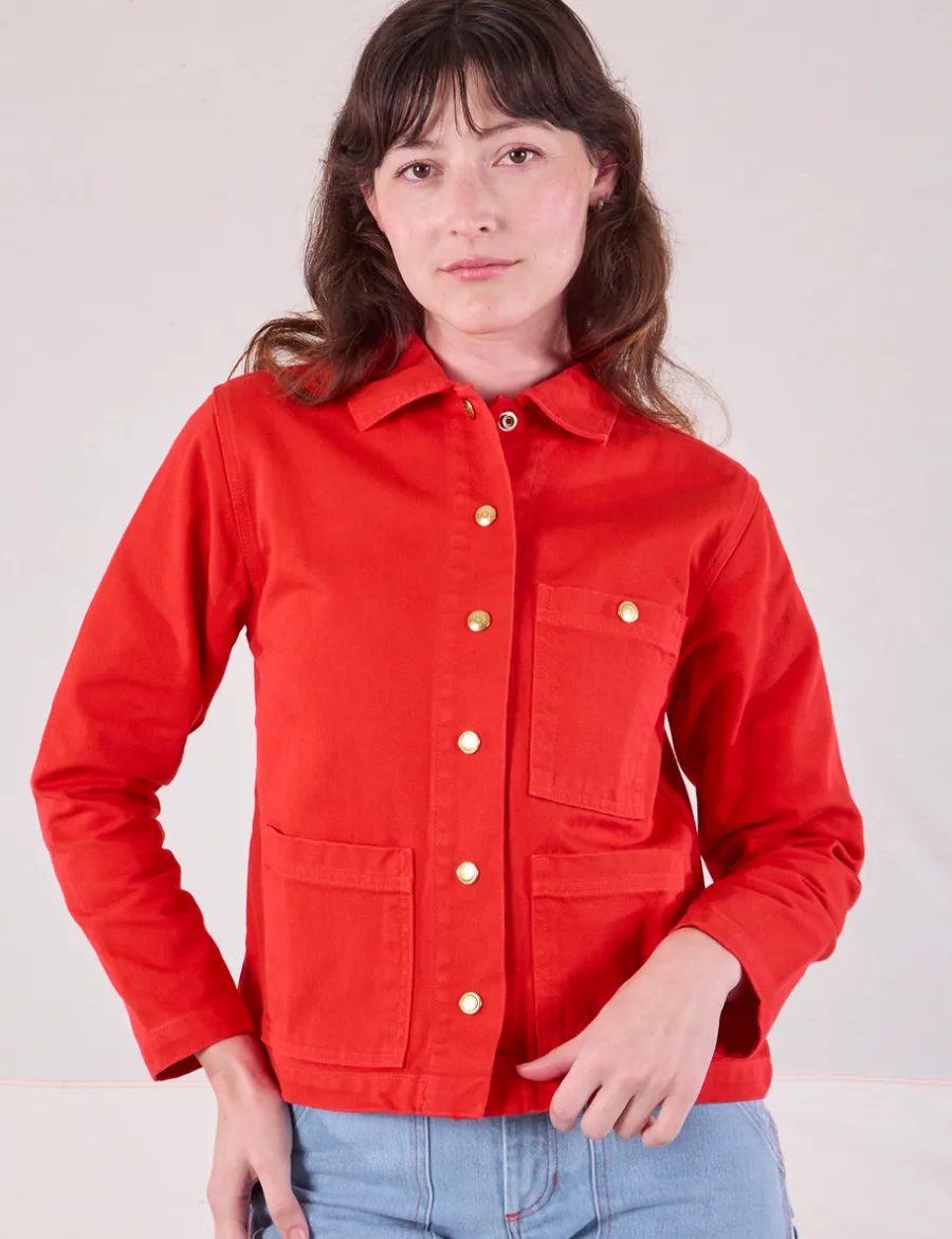 Clearance Denim Work Jacket - Denim|Work Jacket