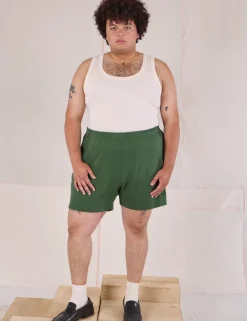 Sale Easy Shorts - Dark Emerald Green Sweat Shorts|Shorts