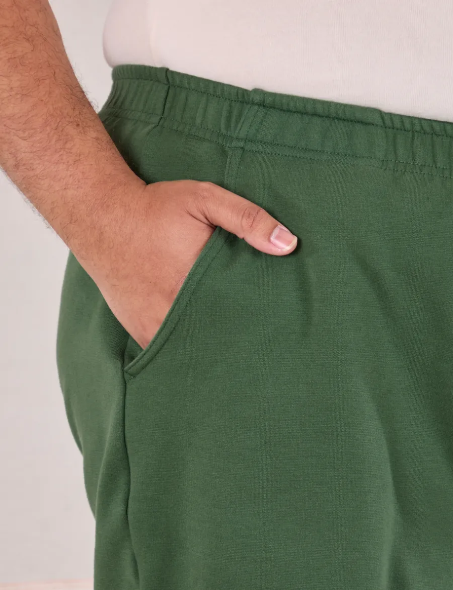 Sale Easy Shorts - Dark Emerald Green Sweat Shorts|Shorts
