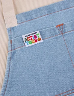 Sale Full Indigo Denim Apron Denim