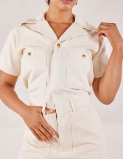 Best Heritage Short Sleeve Jumpsuit - Short Sleeve Jumpsuits