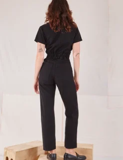 Hot Heritage Short Sleeve Jumpsuit - Short Sleeve Jumpsuits